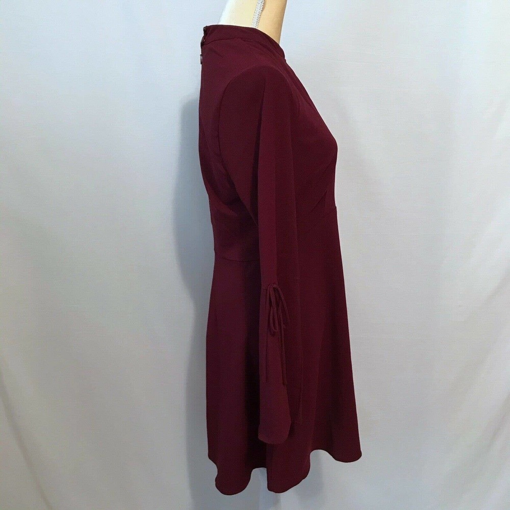 ECI New York NWOT Burgundy Dress Women 10 - Picture 6 of 9